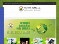 Frontpage screenshot for site: (http://www.slatina-kom.hr)