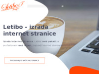 Frontpage screenshot for site: Letibo web dizajn - izrada internet stranica (http://www.letibo.hr)