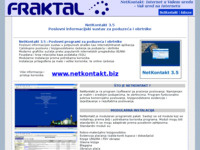 Frontpage screenshot for site: (http://www.fraktal.hr/)