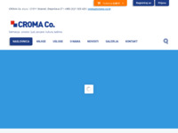 Frontpage screenshot for site: (http://croma-co.hr)