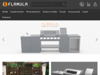Frontpage screenshot for site: (http://www.flamula.hr)