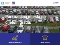 Frontpage screenshot for site: (http://www.zagrebparking.hr/)
