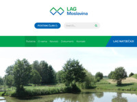 Frontpage screenshot for site: LAG Moslavina (http://lag-moslavina.hr)