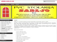 Frontpage screenshot for site: Sabljo d.o.o (http://www.sabljo.hr)