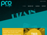 Frontpage screenshot for site: Pro dizajn (http://www.prodizajn.hr/)