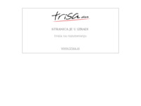 Frontpage screenshot for site: (http://www.trisa.hr)