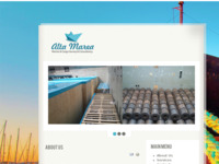 Frontpage screenshot for site: Alta Marea (http://altamarea.hr/)