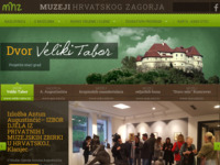 Frontpage screenshot for site: Muzeji Hrvatskog Zagorja (http://www.mhz.hr)