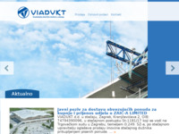 Frontpage screenshot for site: Viadukt d.d. (http://www.viadukt.hr)