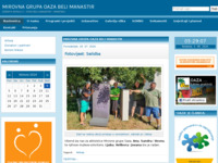 Frontpage screenshot for site: Mirovna grupa Oaza Beli Manastir (http://oaza-bm.hr)