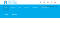 Frontpage screenshot for site: Dental Centar Omega (http://www.dental-centar-omega.hr)