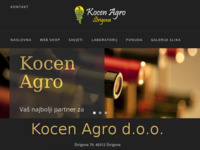 Frontpage screenshot for site: Kocen Agro - Štrigova (http://www.kocen-agro.hr)