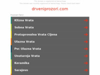 Frontpage screenshot for site: (http://www.drveniprozori.com)