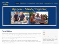 Frontpage screenshot for site: (http://big-game-fishing-croatia.com.hr)