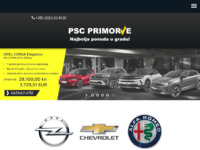 Frontpage screenshot for site: PSC Primorje (http://www.psc-primorje.hr/)