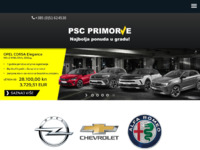 Frontpage screenshot for site: PSC Primorje (http://www.psc-primorje.hr/)