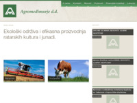 Frontpage screenshot for site: (http://www.agromedjimurje.hr)