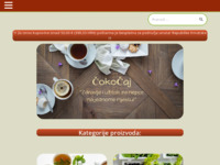 Frontpage screenshot for site: ČokoČaj - specijalizirana trgovina čajeva (http://cokocaj-trgovina.hr/)