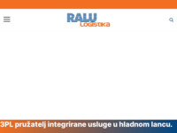 Frontpage screenshot for site: (http://www.ralu.hr)