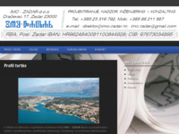 Frontpage screenshot for site: IMO Zadar d.o.o. (http://www.imo-zadar.hr)