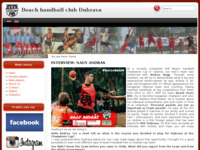Frontpage screenshot for site: Klub rukometa na pijesku Dubrava (http://krp-dubrava.hr/)