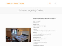 Frontpage screenshot for site: Apartman-sobe Corina - Bilje/Osijek (http://www.apartmancorina.com)