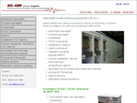 Frontpage screenshot for site: (http://www.el-ur.hr)