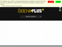 Frontpage screenshot for site: (http://www.sibenikplus.com)