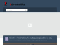 Frontpage screenshot for site: Tehnozaštita - Zaštita na radu (http://www.tehnozastita.hr)