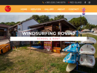 Frontpage screenshot for site: Windsurfing Rovinj (http://www.windsurfing-rovinj.com)