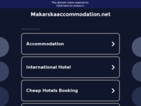 Frontpage screenshot for site: (http://www.makarskaaccommodation.net/hr/)