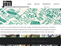 Frontpage screenshot for site: Jim d.o.o za projektiranje, proizvodnju i usluge (http://www.jim.hr)