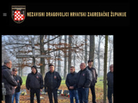 Frontpage screenshot for site: Nezavisni dragovoljci Hrvatski Zagrebačke županije (http://ndhzz.hr)