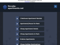Frontpage screenshot for site: Novalja apartmani (http://novalja-apartments.net/hr/)