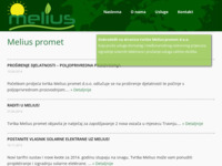 Frontpage screenshot for site: (http://www.melius-promet.hr)