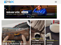 Frontpage screenshot for site: CroPC.net - Tehnologija kao stil života! (http://www.cropc.net)