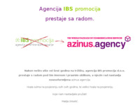 Frontpage screenshot for site: IBS promocija d.o.o. (http://www.ibs-promocija.hr)