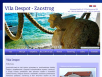 Frontpage screenshot for site: Vila Despot - Zaostrog (http://www.zaostrog.com.hr)