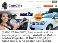 Frontpage screenshot for site: Crno jaje (http://www.crnojaje.hr)