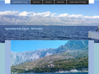 Frontpage screenshot for site: Apartmani Čović, Krvavica (http://www.makarska-riviera.at)