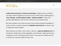 Frontpage screenshot for site: (http://www.pixel.hr)