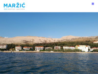 Frontpage screenshot for site: Apartmani Maržić (http://www.apartmani-marzic.hr)
