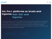 Slika naslovnice sjedišta: VSC Pro + Internet trgovina (http://www.vsc-pro.com)