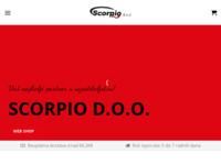Frontpage screenshot for site: Scorpio d.o.o. - Rijeka - Ugostiteljska oprema (http://www.scorpio.hr)