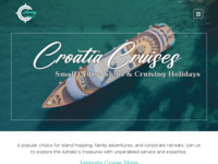Frontpage screenshot for site: (http://www.croatia-cruises.net)