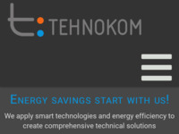 Frontpage screenshot for site: Tehnokom (http://www.tehnokom.hr)