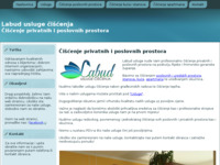 Frontpage screenshot for site: (http://www.labud-usluge.hr)