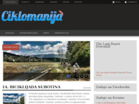 Frontpage screenshot for site: Ciklomanija | Službene stranice Biciklističkog Kluba Buzet (http://www.bk-buzet.hr/)