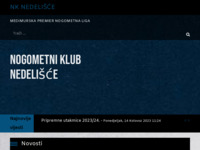 Frontpage screenshot for site: (http://www.nk-nedelisce.hr)