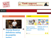 Frontpage screenshot for site: G.E.T. - udruga za kulturu stola (http://www.get4u.hr)